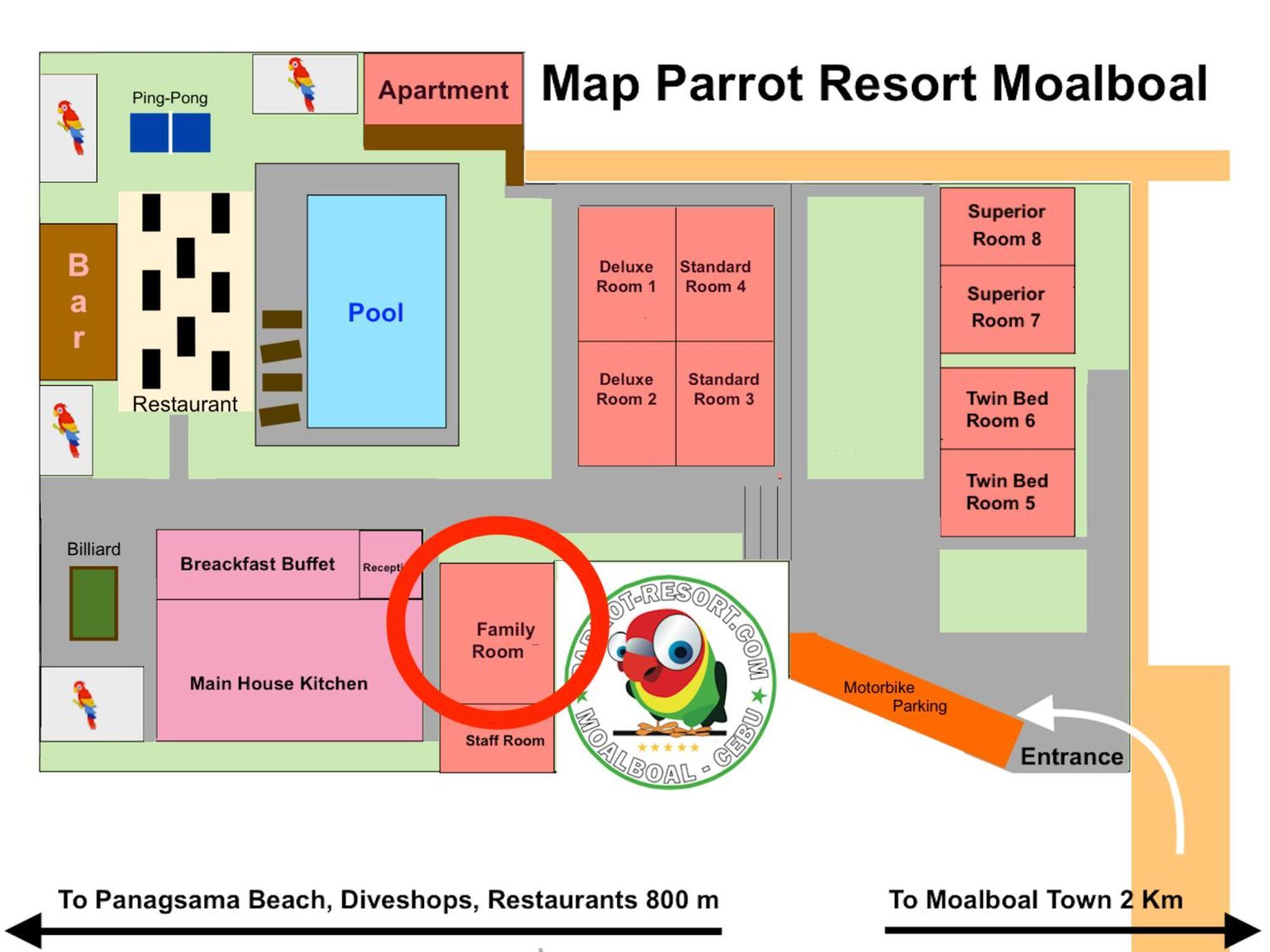 Parrot Resort Moalboal Δωμάτιο φωτογραφία