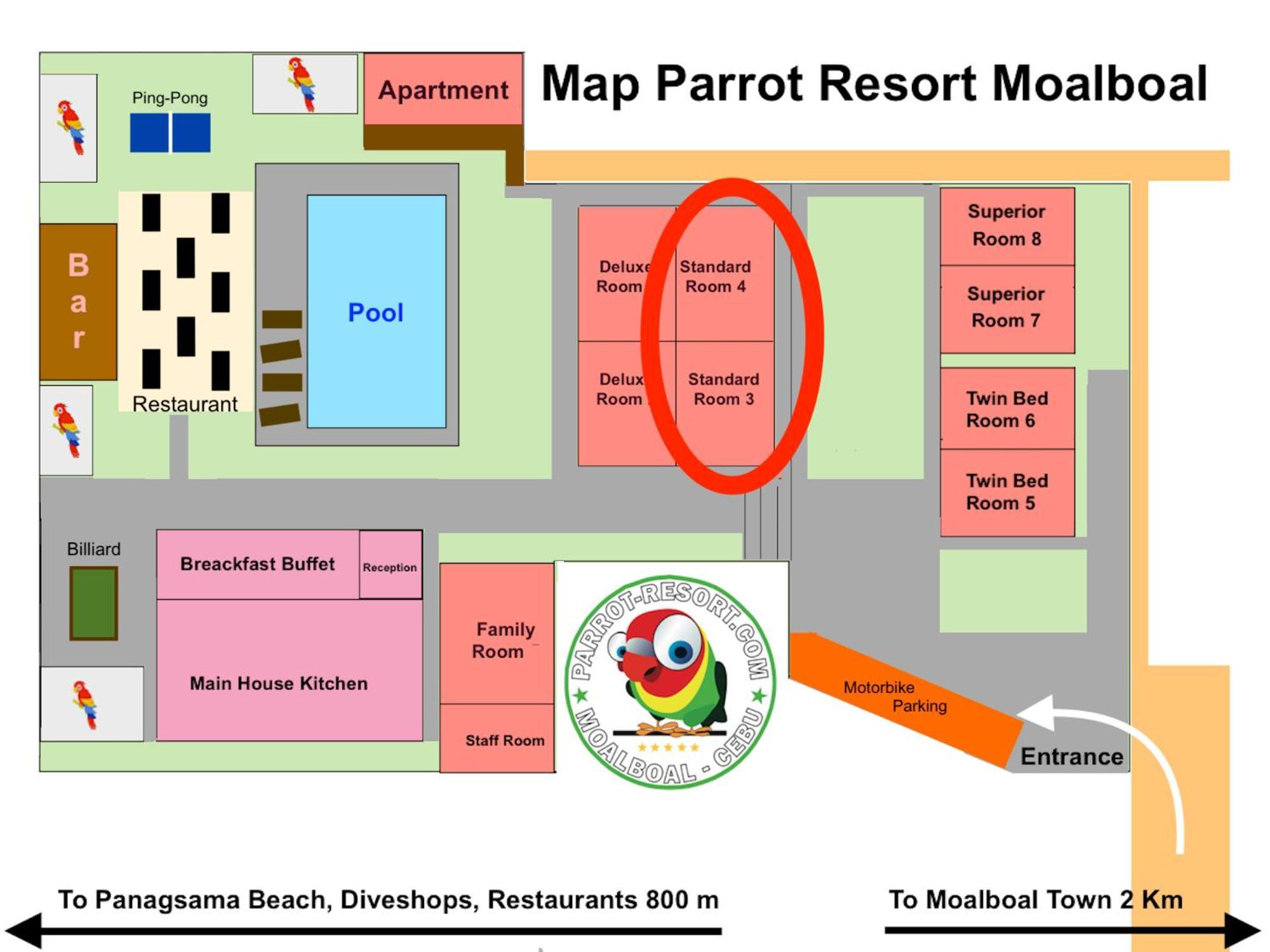 Parrot Resort Moalboal Δωμάτιο φωτογραφία