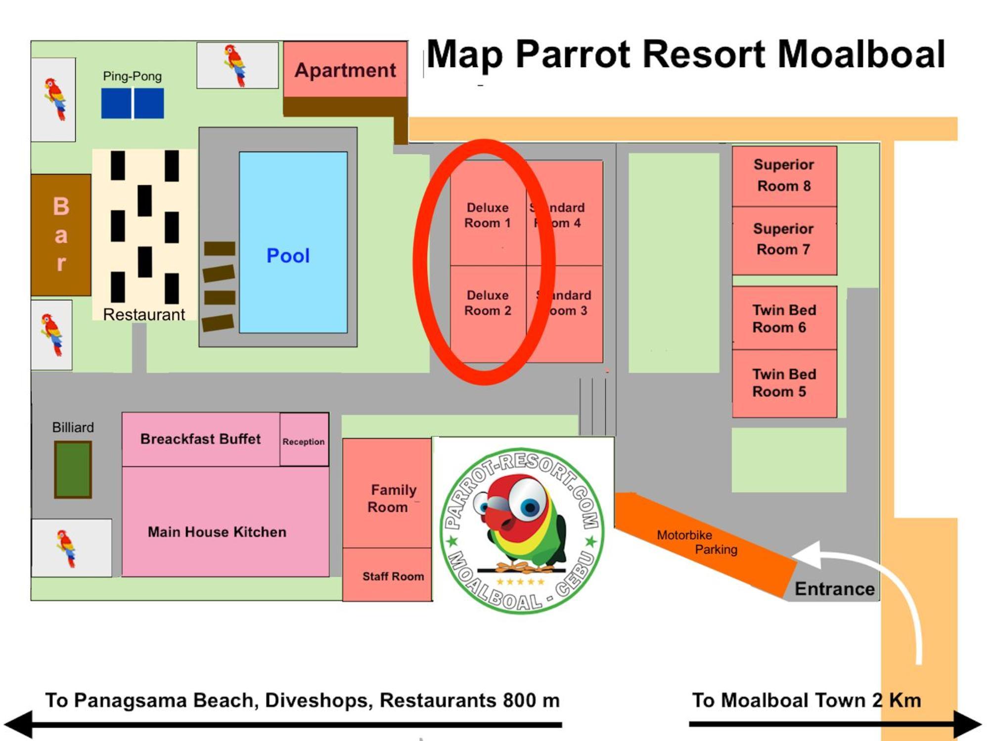 Parrot Resort Moalboal Δωμάτιο φωτογραφία